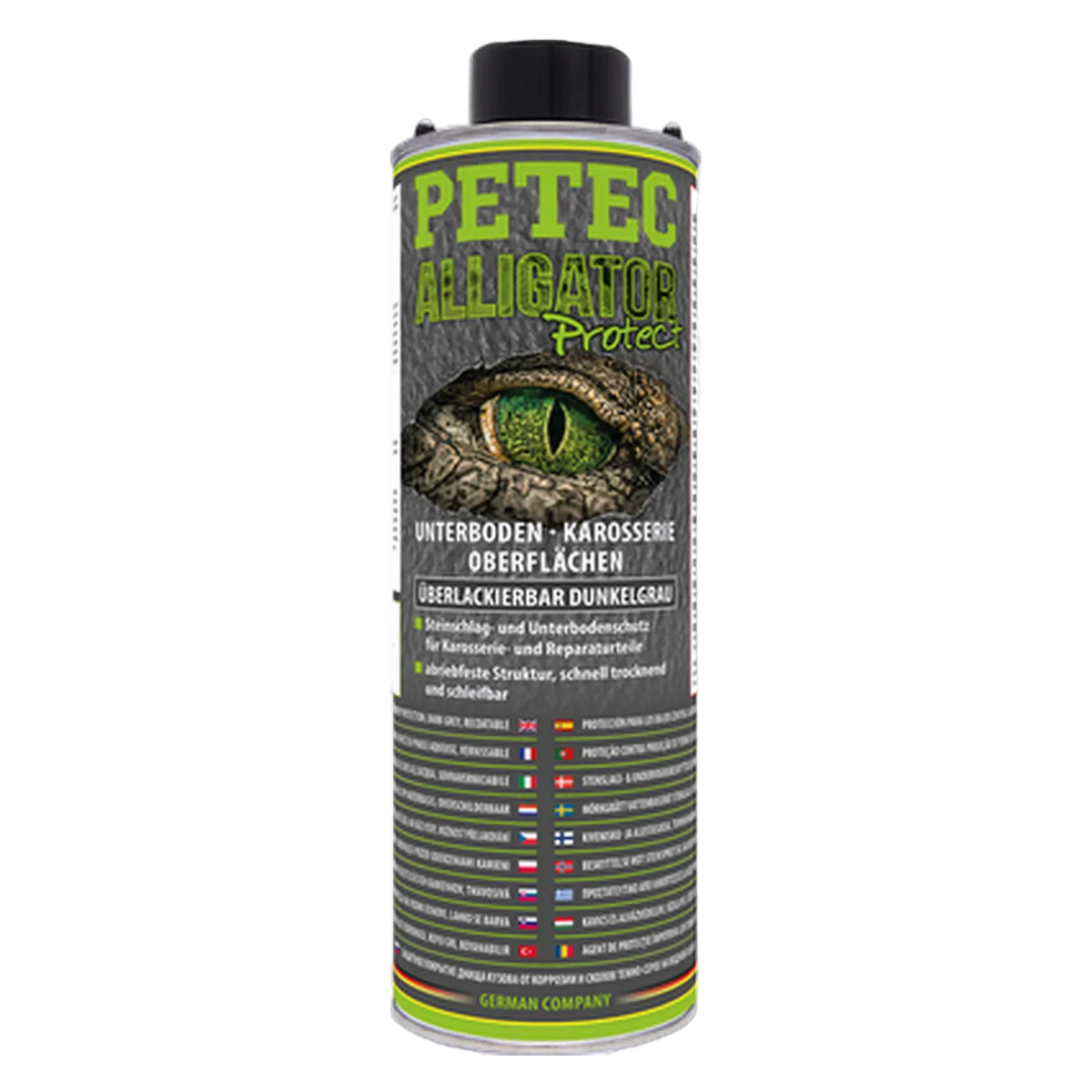 PETEC 73710 Unterbodenschutz dunkelgrau Korrisionsschutz Saugdose Rost 1000 ml
