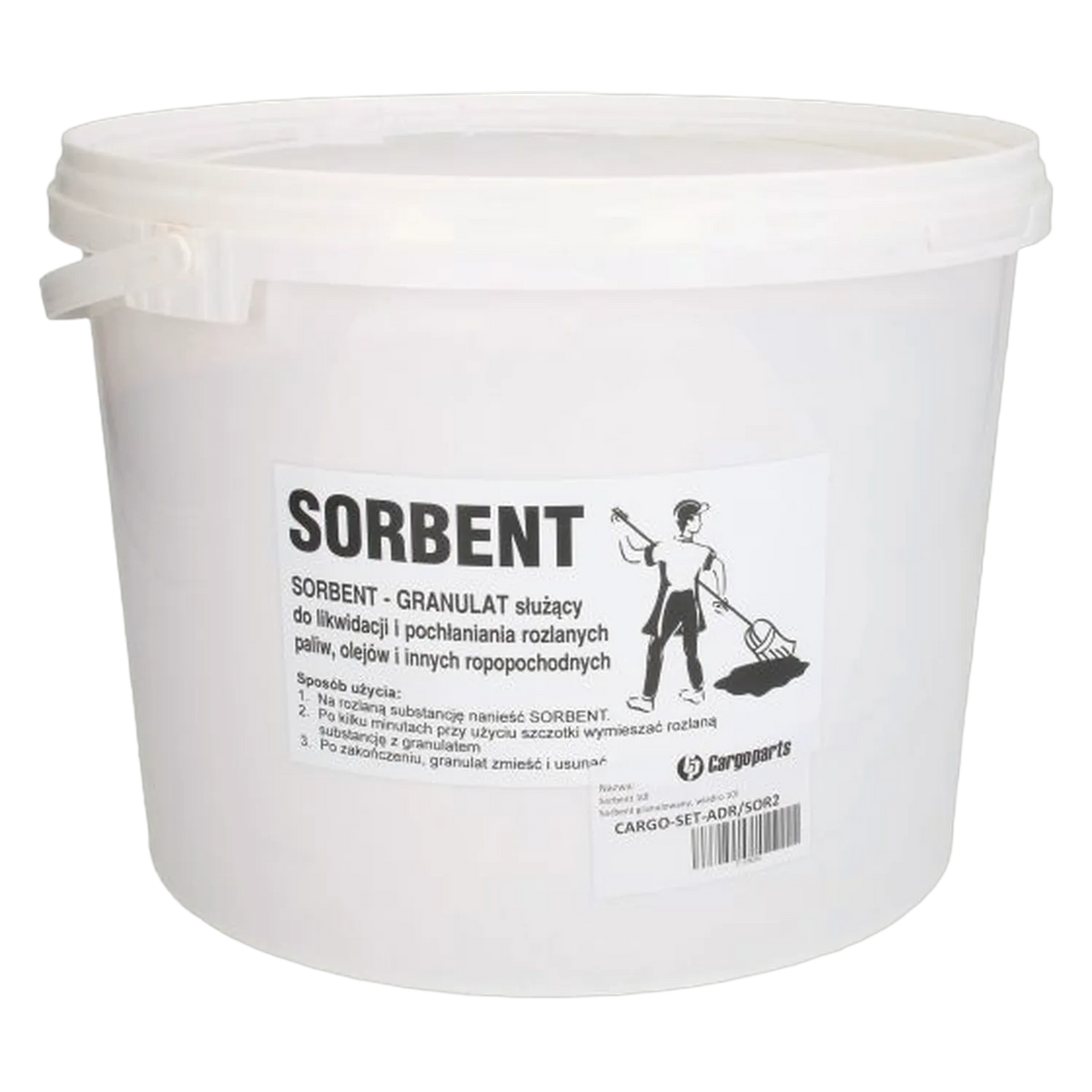 10L Sorbet Ölbindemittel Ölflecken saugt Flüssigkeiten Granulat grob absorbieren