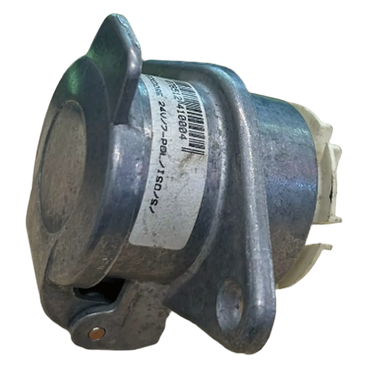 Stecker Anhängerkupplung Verbindung Anhängerstecker hinten Alu 7-polig 24V LKW