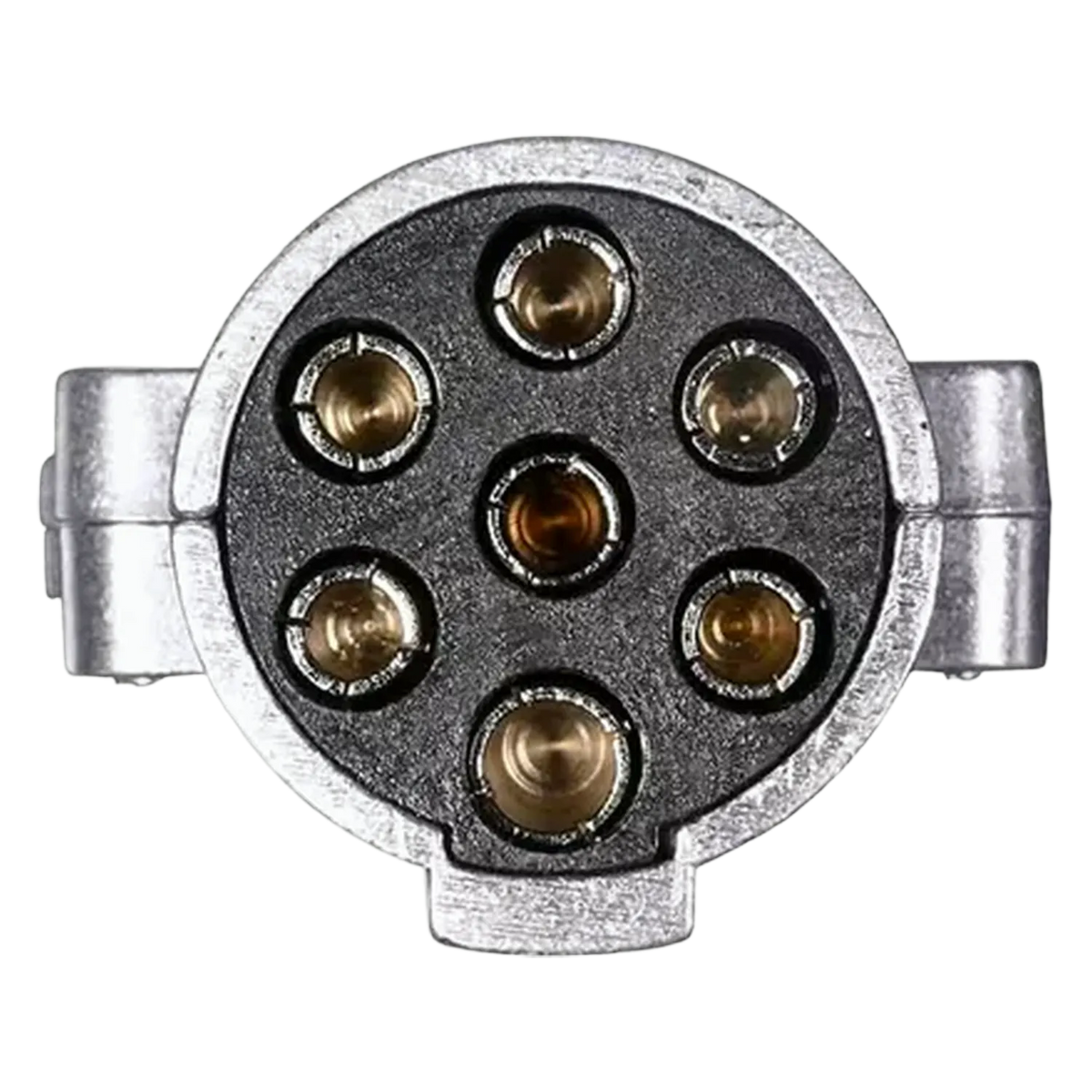 Stecker Anhängerkupplung Verbindung Anhängerstecker Hänger Alu 7-polig 24V LKW