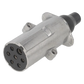 Stecker Anhängerkupplung Verbindung Anhängerstecker Hänger Alu 7-polig 24V LKW