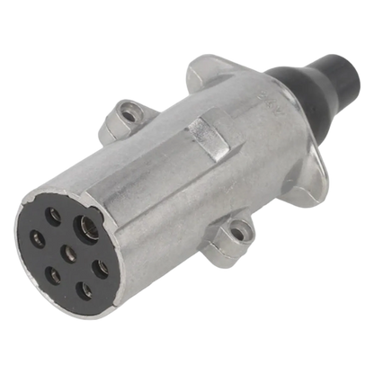 Stecker Anhängerkupplung Verbindung Anhängerstecker Hänger Alu 7-polig 24V LKW