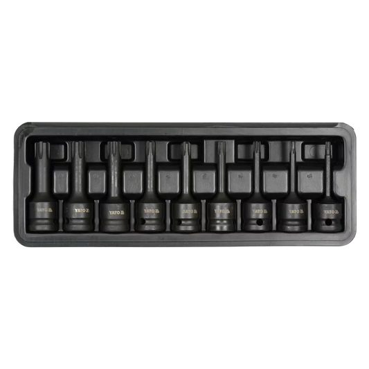 YATO RIBE Kraftnuss Schlagnuss Schlagschrauber Stecknuss Innenvielzahn 1/2" 9tlg