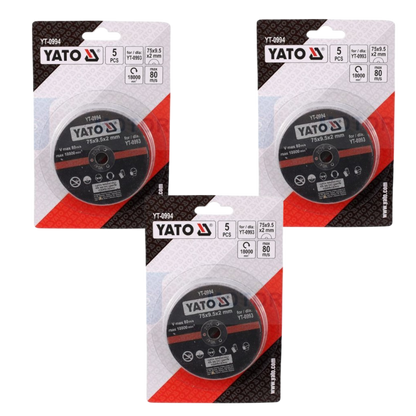15x Mini Trennscheiben 75 mm Metall Stahl Flexscheiben Luftdruck-Winkelschleifer