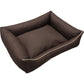 Hundebett Hundekorb Hundekissen Hundesofa Liegeplatz Polyester Korb Gr.L Braun