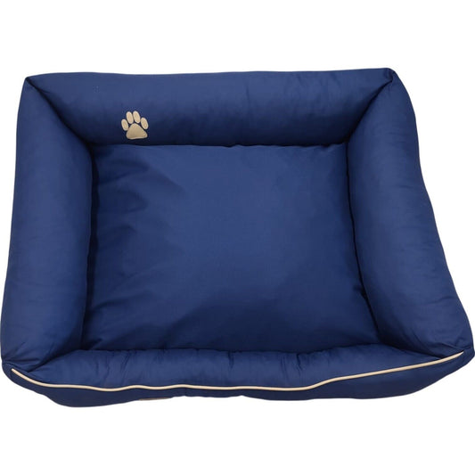 Hundebett Hundekorb Hundekissen Hundesofa Liegeplatz Polyester Korb Gr. XL Blau