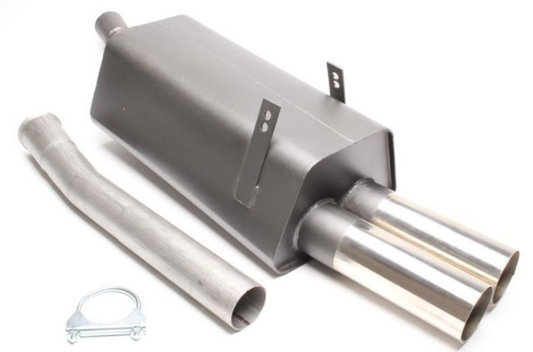Sportauspuff Endschalldämpfer Sportschalldämpfer für BMW E36 320i 323i 1991-1999