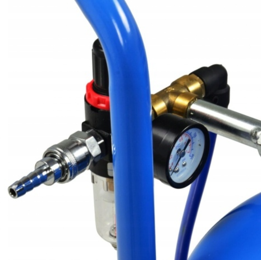 Mobiles Sandstrahlgerät tragbarer Sandstrahler Sandstrahlen 19L Maske Profi