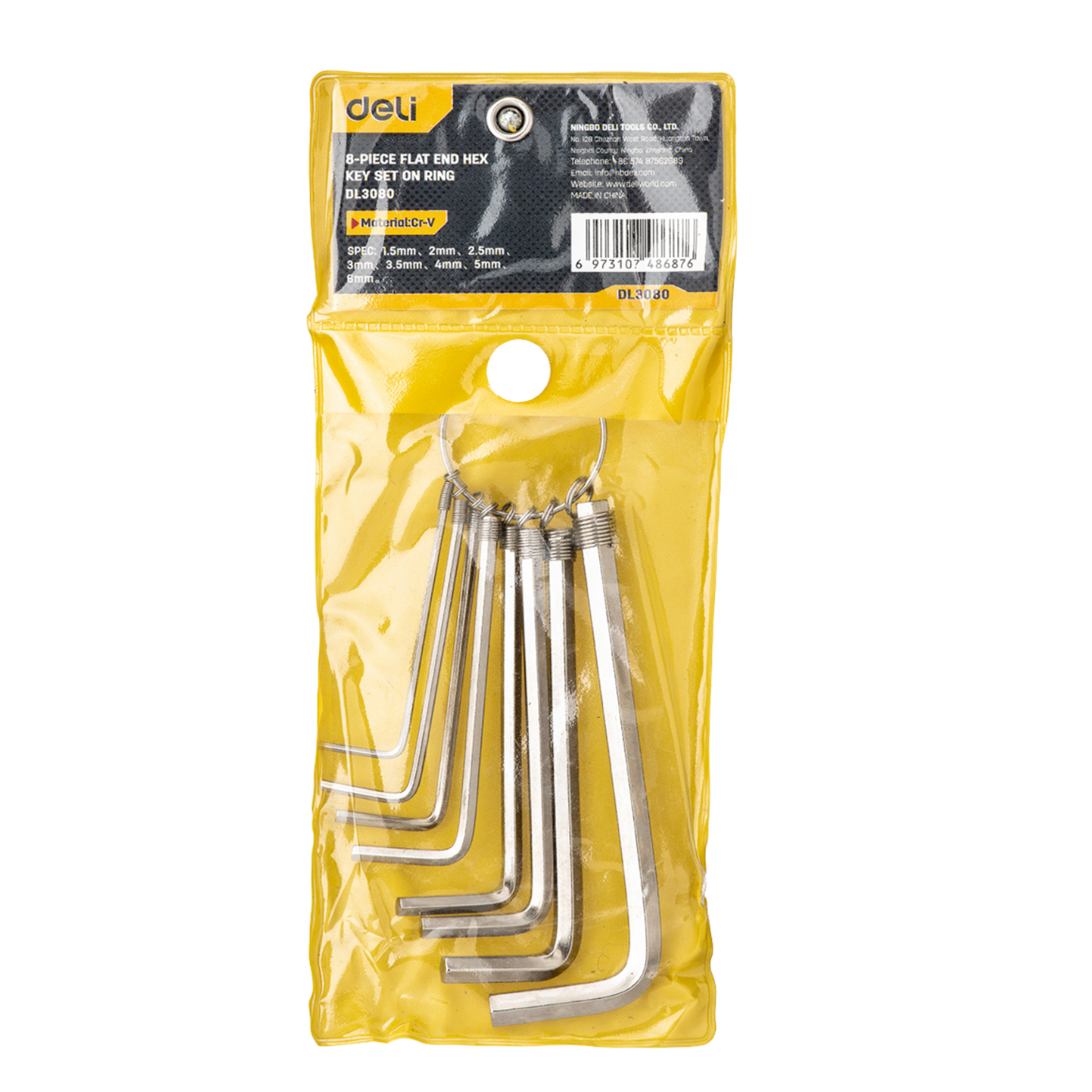 Winkelschraubendreher Innensechskant Imbus Sechskantschlüssel Set 1.5-6mm