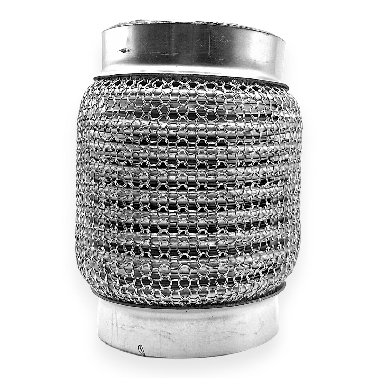 60x100 Flexrohr Flexstück Auspuff Katalysator Softflex Edelstahl mit Interlock