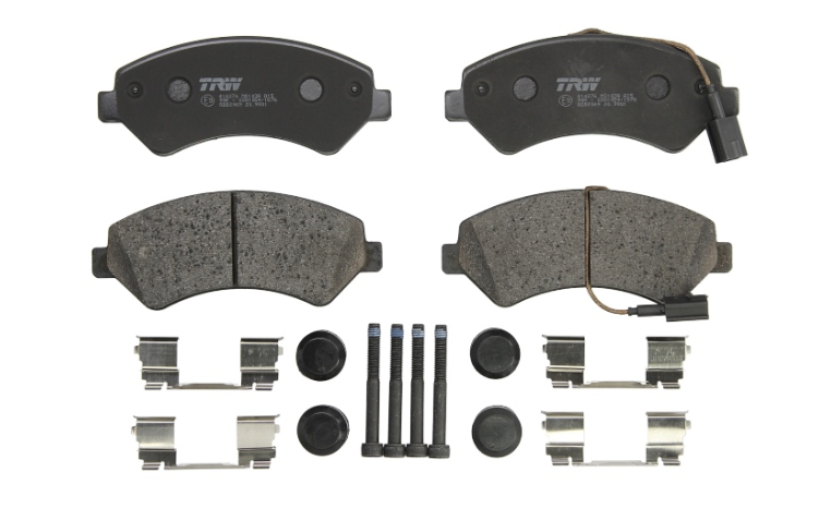 TRW Bremsbeläge Scheibenbremse vorne für Fiat Ducato Kasten Pritsche 77367093