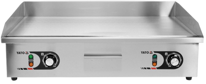 Kontaktgrill Edelstahl Elektro Grillplatte Griddle 73cm 2x 2200W Griddleplatte