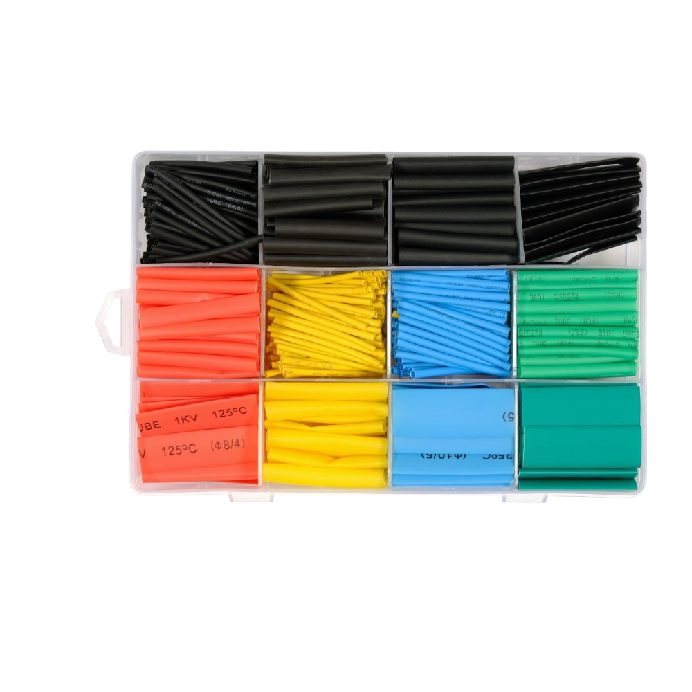 Schrumpfschlauch Sortiment bunt Isolierschlauch 125°C MIX 530tlg Polyolefin