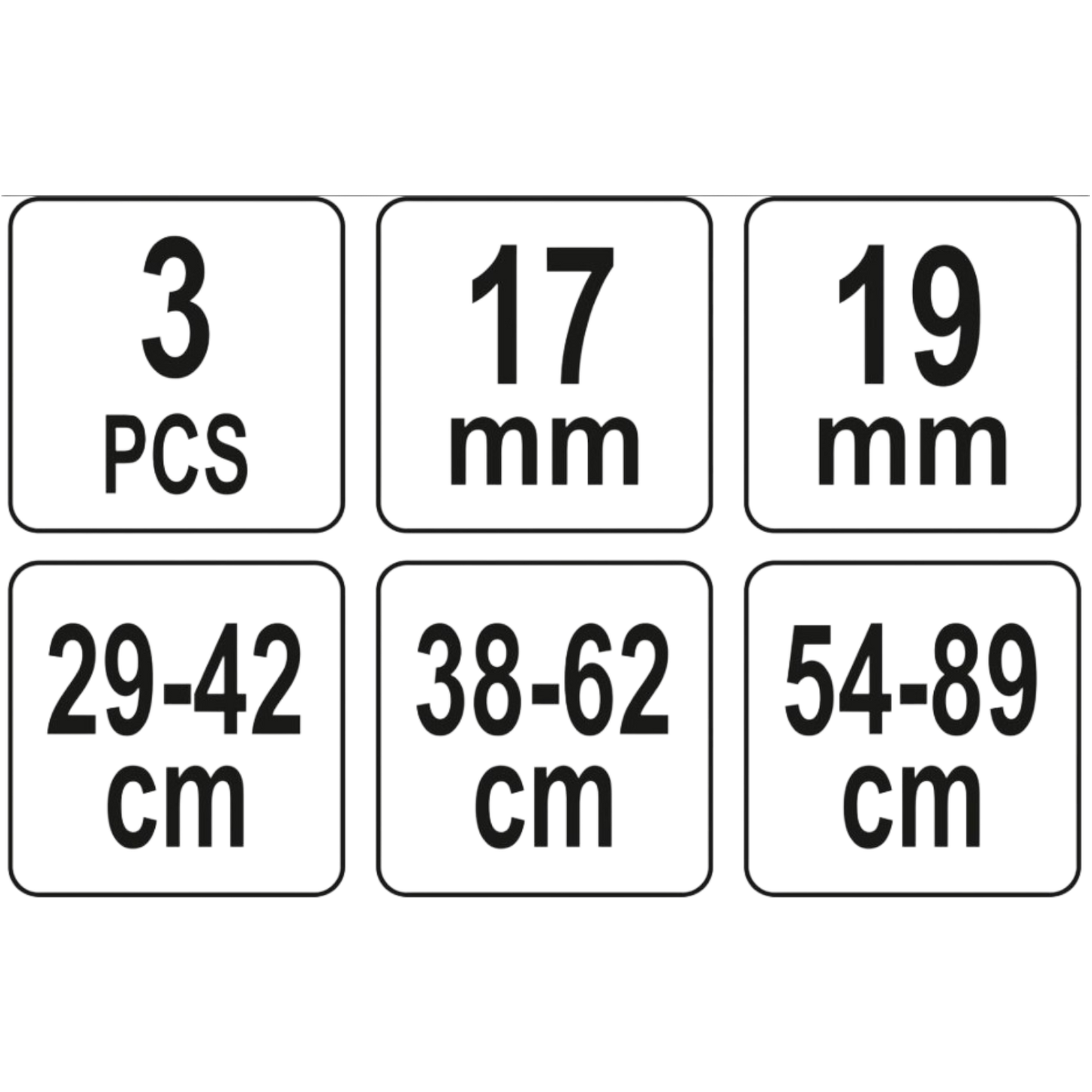 Rohraufweiter Rohrweiter Set 29-89mm Auspuff Rohrexpander Rohrspreizer Dehnen