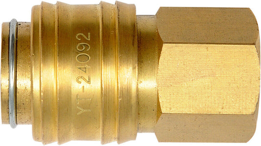 YATO compressed air Fast coupling brass fast lock 1/4 "Interior thread