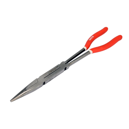 Telefonzange Spitzzange HRC 50 Flachrundzange mit Gelenk Gerade 340mm CrV