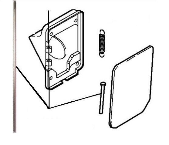 Bolzen Abbey tank flap fastening cladding tank filler socket for Ducato