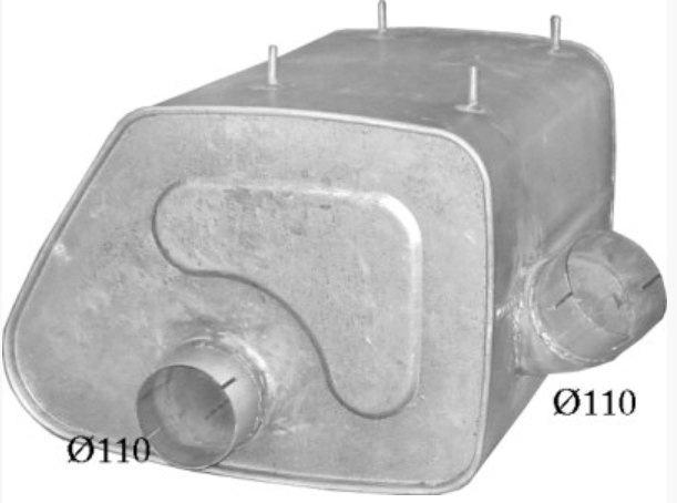 Endschalldämpfer Endtopf Auspuff Abgasanlage für MAN F2000 10.0 12.0 12.8 LKW