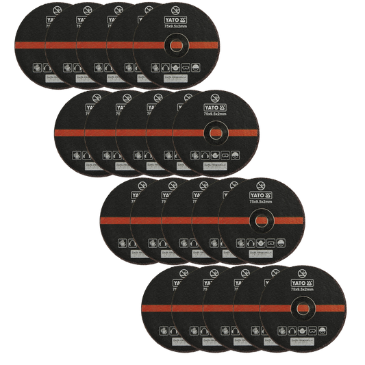 20x Mini Trennscheiben 75 mm Metall Stahl Flexscheiben Luftdruck-Winkelschleifer