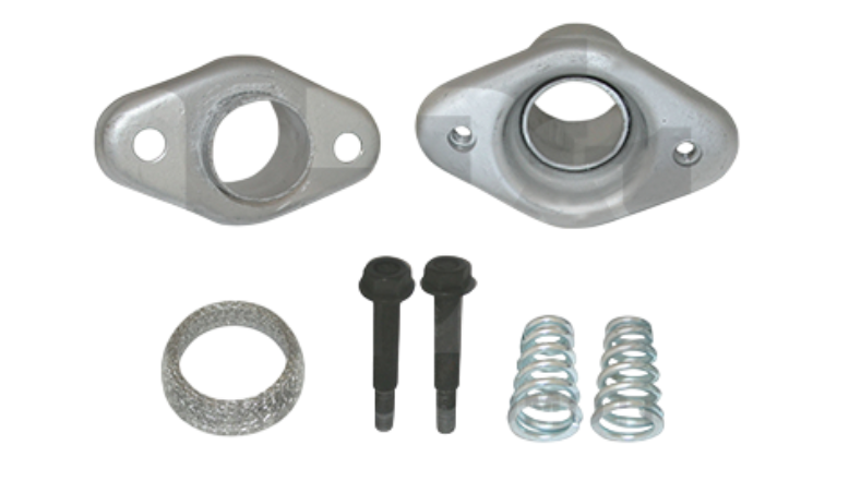 Anbausatz Montagesatz Endschalldämpfer Auspuff für Opel Astra G 1.6 1.8 98-2009