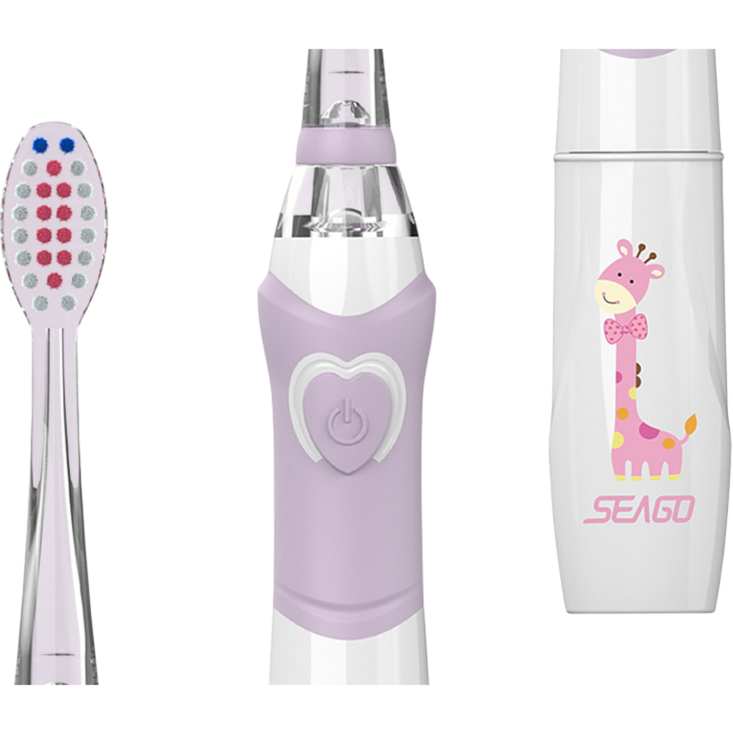 Kinder Schallzahnbürste Elektrische Zahnbürste AAA Batteriebetrieb Wasserdicht