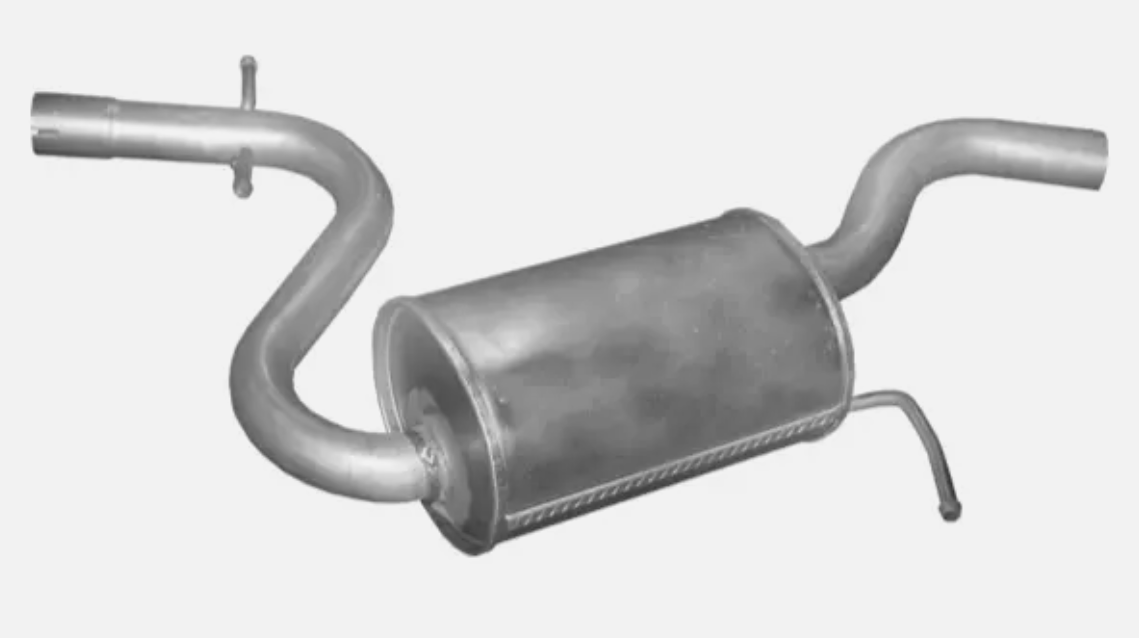 Mittelschalldämpfer Mitteltopf Auspuff Skoda VW Octavia II Combi Jetta III 1.6