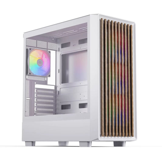 PC Gehäuse Computer Case Gaming ATX M-ATX Mini-ITX weiss Midi Tower
