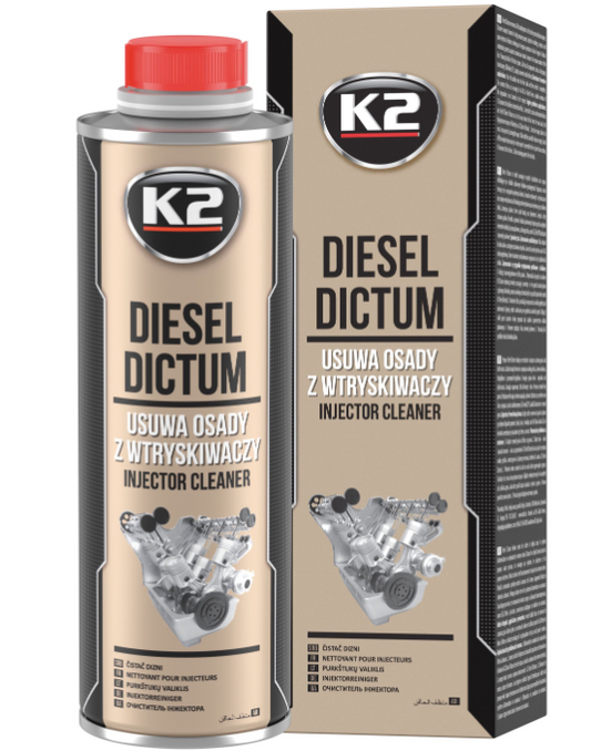 K2 Diesel Injektor Reiniger AGR-Reiniger Einspritzdüsenreiniger Verkokung 500ml
