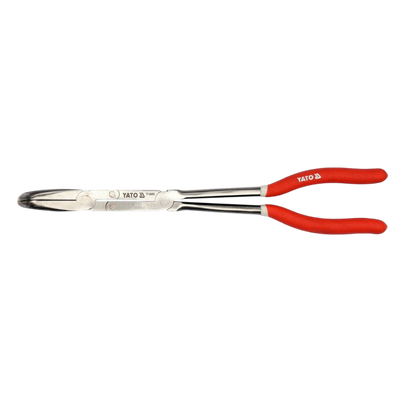 Langbeckzange Spitzzange Verlängerungszange Zange gebunden 90° 330mm CrV
