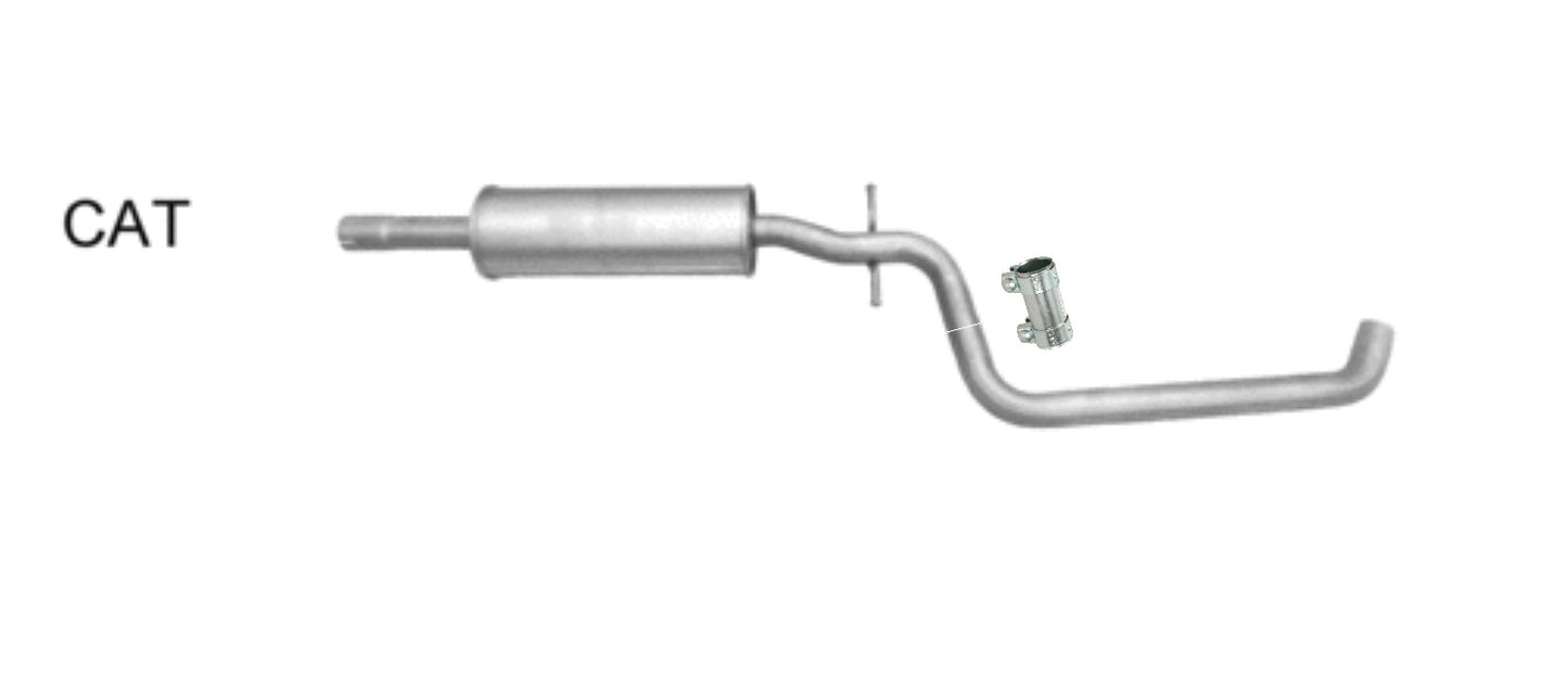 Exhaust center mid -silencer VW Golf V Plus 1.6 102PS BSE BSF