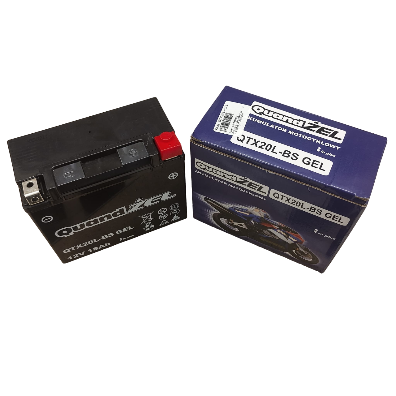 Quand YTX20L-BS GEL Motorradbatterie Motorrad 270A 18Ah für Buell Harley Honda