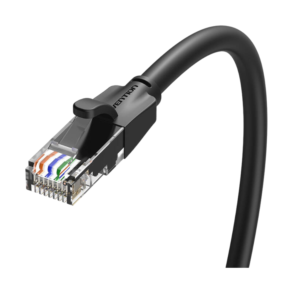 Netzwerkkabel LAN Kabel UTP Vention 1000Mbps 8m Ethernet Kabel CAT6 schwarz