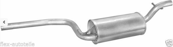 Center Muffler Center Pot Exhaust Ford Focus 1.6 74KW 100HP DAW DBW DNW DFW