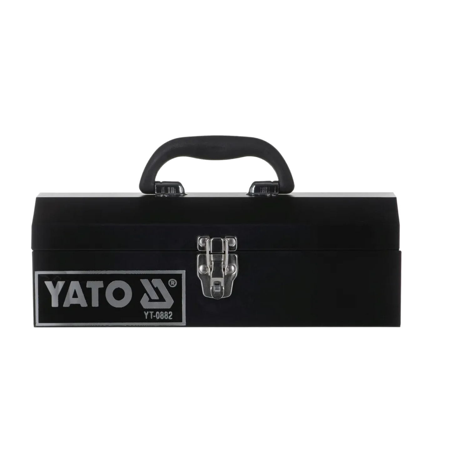 Yato Metall Werkzeugkasten - Schwarz, Werkzeugkoffer mit Schnellverschluss