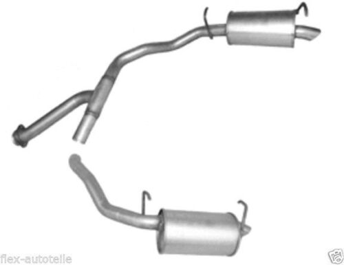 Fall silencer on the left+right end pot for Land Rover II 2.5 3.9 4.0 4.6 4x4