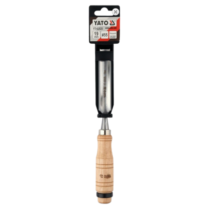 Holzmeißel halbrund Stechbeitel Meißel handkreisförmig 19mm #55 Holzgriff