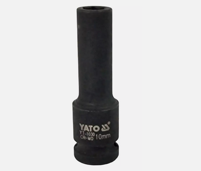 Nuss Kraftnuss Steckschlüssel Schlagschrauber Ratsche lang 1/2" 6-kant 10mm