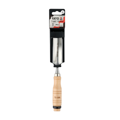 Holzmeißel halbrund Stechbeitel Meißel handkreisförmig 32mm #55 Holzgriff
