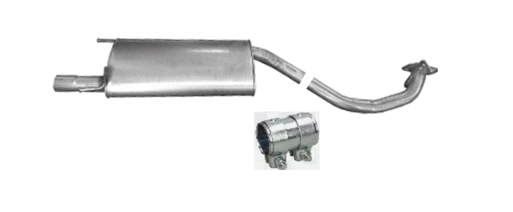 Mittelschalldämpfer Mitteltopf Auspuff für Lexus RX 400H 3.3 200kW 2003-2009