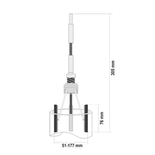 Honwerkzeug Zylinderhonmaschine 51-177 mm 305mm x3 76x10mm Honahle Hongerät