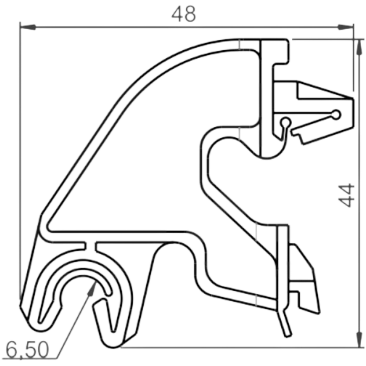 Clip Halter Motorhaubenstütze Halteclip Klemme für Opel Corsa C Meriva A