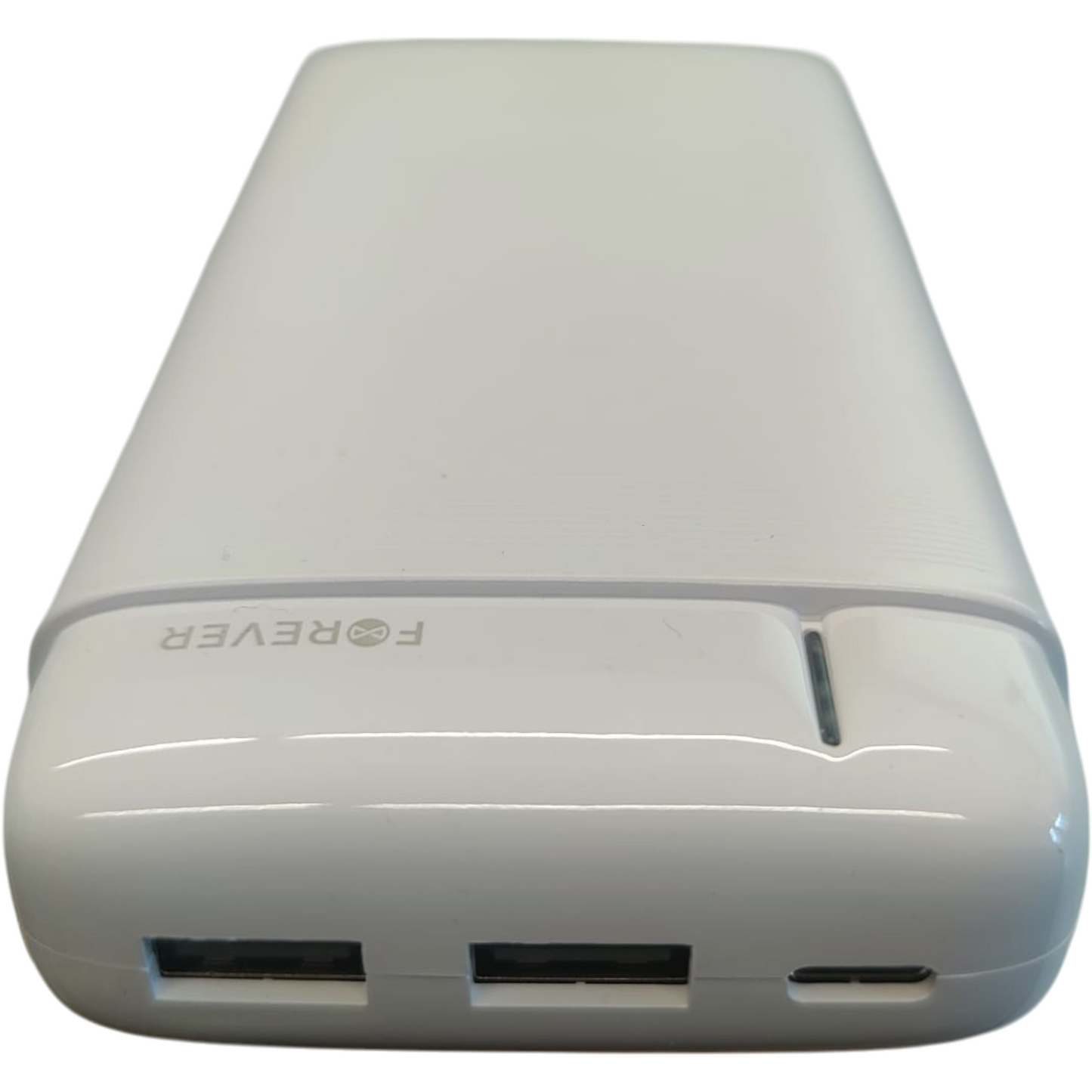 Powerbank Ladegerät 20000mAh 2x USB USB-C für alle Handys Weiß Li-Poly Akku