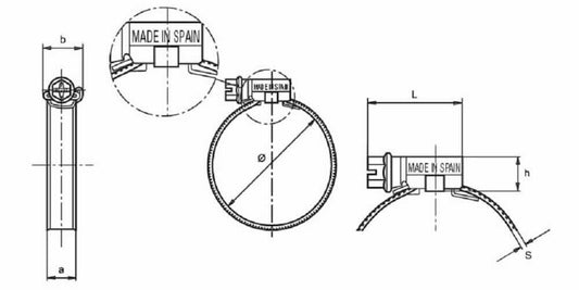 Klemmschelle verstellbar 40/60 10er Set Mikalor 52-03008825