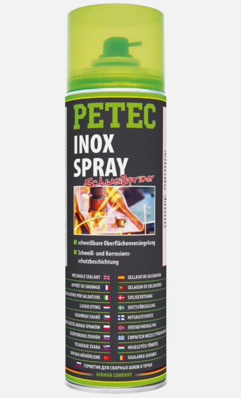 PETEC 70360 Schweißprimer INOX Spray Schweissnaht Punkte Versiegelung 500ml