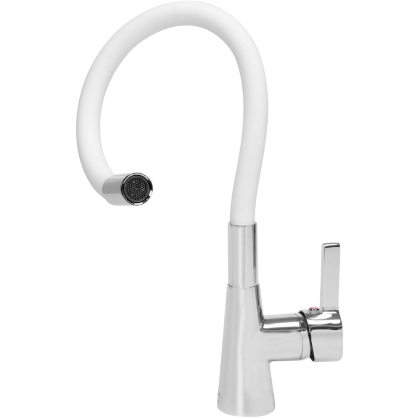 Fala Küchenarmatur flexibel Wasserhahn Küche Armatur Spüle Spültischarmatur weiß