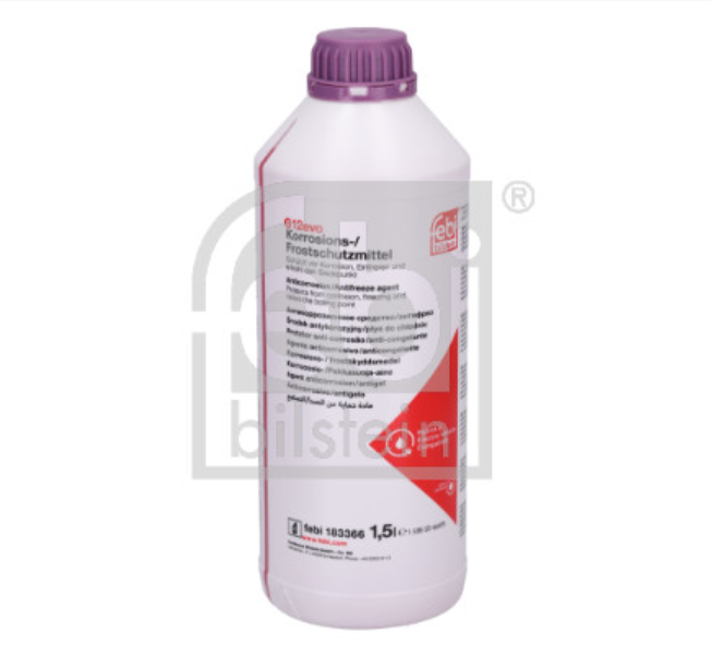 1L Febi Konzentrat Kühlerfrostschutz Kühlflüssigkeit G12 EVO Rot für VW MAN Ford