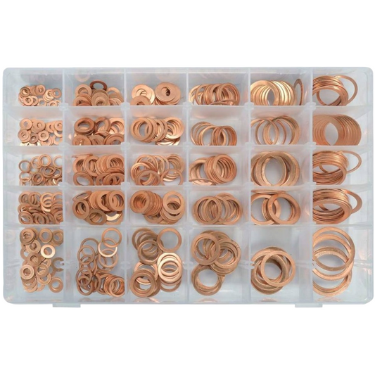 580 Kupferdichtungen Kupferringe Dichtringe Sortiment Set Satz Unterlegscheiben