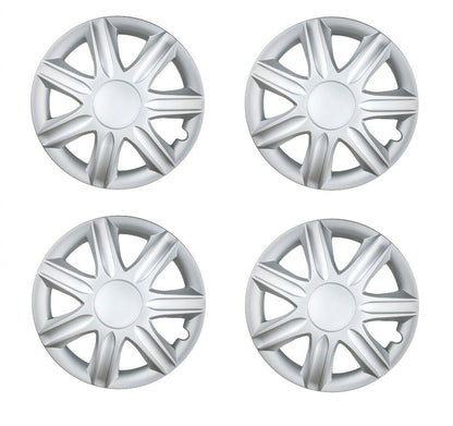 4x Radkappe Radkappen Rubin 13" Zoll Radzierblende Radblende 6 Speichen Silber