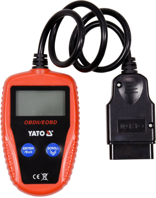 Yato YT-72977 Diagnosegerät OBD II Auto KFZ Scanner Fehlerauslesegerät Universal