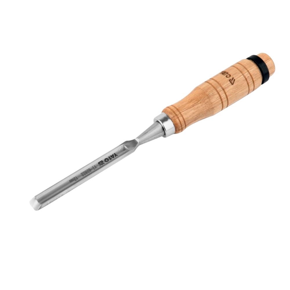 Holzmeißel halbrund Stechbeitel Meißel handkreisförmig 12mm #55 Holzgriff